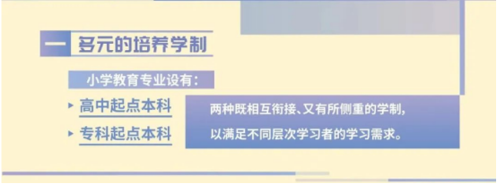 小学教育丨最新专业招生信息来啦(图2)