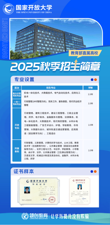 国家开放大学毕业证和学位证如何申请，你知道多少？(图1)