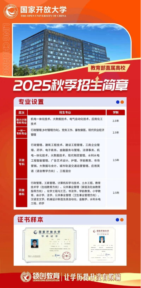 上班族学历提升的“天选之路”——国家开放大学的5大优势(图1)