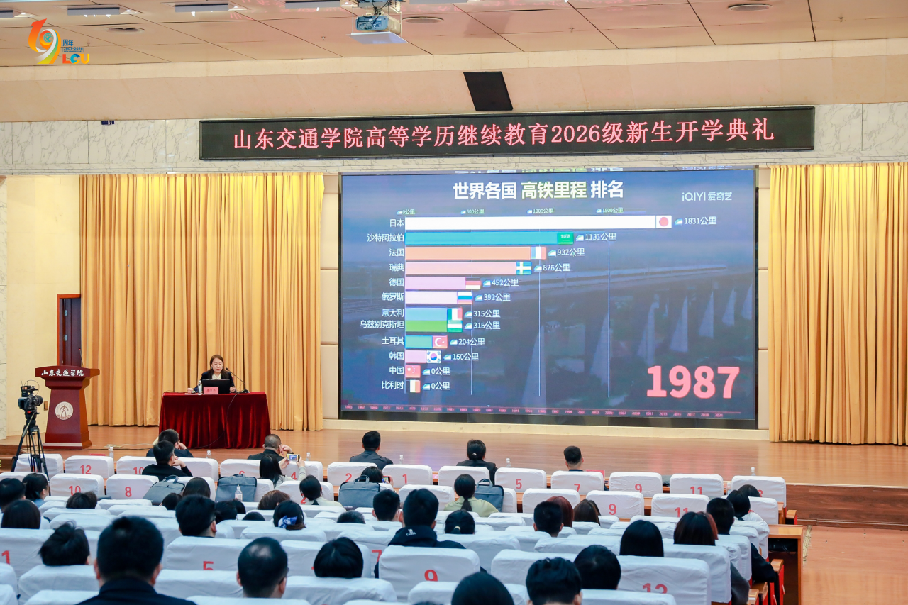 山东交通学院高等学历继续教育2026级新生开学典礼圆满结束，我校新生代表上台发言！(图5)